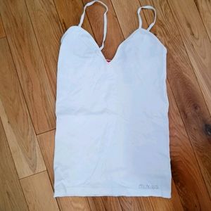 Guess white tank